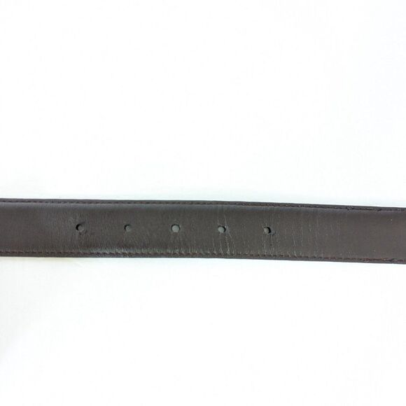 Brighton Black and Brown Reversible Belt with Silver Buckle Size M B40409 - Picture 8 of 10